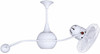 Matthews Fan Company - B2K-WH-MTL - 40" Ceiling Fan - Brisa 2000 - Gloss White