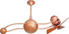 Matthews Fan Company - B2K-CP-WD - 40" Ceiling Fan - Brisa 2000 - Polished Copper
