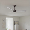 Matthews Fan Company - AK-TB-BW-56 - 56" Ceiling Fan - Alessandra - Textured Bronze