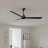 Matthews Fan Company - AK-TB-BK-56 - 56" Ceiling Fan - Alessandra - Textured Bronze
