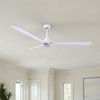 Matthews Fan Company - AK-MWH-MWH-72 - 72" Ceiling Fan - Alessandra - Matte White
