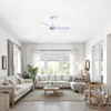 Matthews Fan Company - AK-MWH-MWH-42 - 42" Ceiling Fan - Alessandra - Matte White