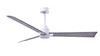 Matthews Fan Company - AK-MWH-BW-56 - 56" Ceiling Fan - Alessandra - Matte White