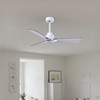 Matthews Fan Company - AK-MWH-BN-42 - 42" Ceiling Fan - Alessandra - Matte White