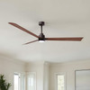 Matthews Fan Company - AKLK-TB-WN-72 - 72" Ceiling Fan - Alessandra - LK - Textured Bronze