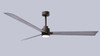 Matthews Fan Company - AKLK-TB-BW-72 - 72" Ceiling Fan - Alessandra - LK - Textured Bronze