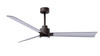 Matthews Fan Company - AKLK-TB-BN-56 - 56" Ceiling Fan - Alessandra - LK - Textured Bronze