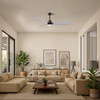 Matthews Fan Company - AKLK-TB-BN-56 - 56" Ceiling Fan - Alessandra - LK - Textured Bronze