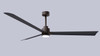 Matthews Fan Company - AKLK-TB-BK-72 - 72" Ceiling Fan - Alessandra - LK - Textured Bronze
