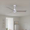 Matthews Fan Company - AKLK-MWH-GA-56 - 56" Ceiling Fan - Alessandra - LK - Matte White