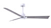 Matthews Fan Company - AKLK-MWH-BW-56 - 56" Ceiling Fan - Alessandra - LK - Matte White
