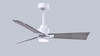 Matthews Fan Company - AKLK-MWH-BW-42 - 42" Ceiling Fan - Alessandra - LK - Matte White