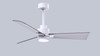 Matthews Fan Company - AKLK-MWH-BN-42 - 42" Ceiling Fan - Alessandra - LK - Matte White