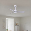 Matthews Fan Company - AKLK-MWH-BN-42 - 42" Ceiling Fan - Alessandra - LK - Matte White