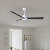 Matthews Fan Company - AKLK-MWH-BK-56 - 56" Ceiling Fan - Alessandra - LK - Matte White