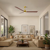 Matthews Fan Company - AKLK-BRBR-WN-72 - 72" Ceiling Fan - Alessandra - LK - Brushed Brass