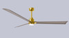 Matthews Fan Company - AKLK-BRBR-GA-72 - 72" Ceiling Fan - Alessandra - LK - Brushed Brass