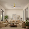 Matthews Fan Company - AKLK-BRBR-GA-56 - 56" Ceiling Fan - Alessandra - LK - Brushed Brass