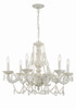 Crystorama - 5026-AW-CL-MWP - Six Light Chandelier - Paris Market - Antique White