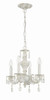 Crystorama - 5024-AW-CL-MWP - Four Light Mini Chandelier - Paris Market - Antique White