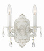 Crystorama - 5022-AW-CL-MWP - Two Light Wall Sconce - Paris Market - Antique White