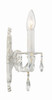 Crystorama - 5022-AW-CL-MWP - Two Light Wall Sconce - Paris Market - Antique White