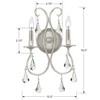 Crystorama - 5012-OS-CL-S - Two Light Wall Sconce - Ashton - Olde Silver