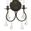 Crystorama - 5012-EB-CL-S - Two Light Wall Sconce - Ashton - English Bronze