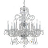 Crystorama - 5008-CH-CL-S - Eight Light Chandelier - Traditional Crystal - Polished Chrome