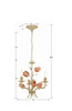 Crystorama - 4803-SR - Three Light Mini Chandelier - Southport - Sage Rose