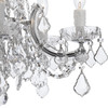 Crystorama - 4476-CH-CL-MWP - Five Light Mini Chandelier - Maria Theresa - Polished Chrome
