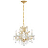 Crystorama - 4474-GD-CL-S - Four Light Mini Chandelier - Maria Theresa - Gold