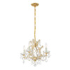 Crystorama - 4474-GD-CL-S - Four Light Mini Chandelier - Maria Theresa - Gold