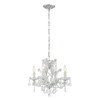 Crystorama - 4474-CH-CL-S - Four Light Mini Chandelier - Maria Theresa - Polished Chrome