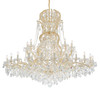 Crystorama - 4460-GD-CL-S - 37 Light Chandelier - Maria Theresa - Gold