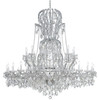 Crystorama - 4460-CH-CL-S - 37 Light Chandelier - Maria Theresa - Polished Chrome