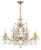 Crystorama - 4456-GA-CL-SAQ - 12 Light Chandelier - Filmore - Antique Gold