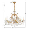 Crystorama - 4456-GA-CL-SAQ - 12 Light Chandelier - Filmore - Antique Gold