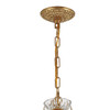 Crystorama - 4455-GA-CL-MWP - Six Light Chandelier - Filmore - Antique Gold