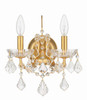 Crystorama - 4452-GA-CL-MWP - Two Light Wall Sconce - Filmore - Antique Gold