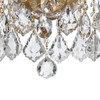 Crystorama - 4437-GD-CL-MWP - Five Light Semi Flush Mount - Maria Theresa - Gold