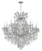 Crystorama - 4418-CH-CL-S - 19 Light Chandelier - Maria Theresa - Polished Chrome