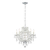 Crystorama - 4405-CH-CL-S - Six Light Mini Chandelier - Maria Theresa - Polished Chrome