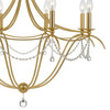 Crystorama - 428-GA - Eight Light Chandelier - Metro - Antique Gold