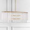 Crystorama - 398-GA - Eight Light Chandelier - Bleecker - Antique Gold