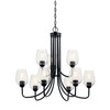 Kichler - 44378BKCS - Nine Light Chandelier - Valserrano - Black