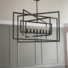 Crystorama - 337-RS - Nine Light Chandelier - Capri - Raw Steel