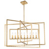 Crystorama - 337-GA - Nine Light Chandelier - Capri - Antique Gold