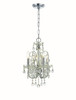 Crystorama - 3224-CH-CL-I - Four Light Mini Chandelier - Imperial - Polished Chrome