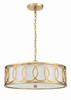 Crystorama - 287-GA - Six Light Chandelier - Graham - Antique Gold